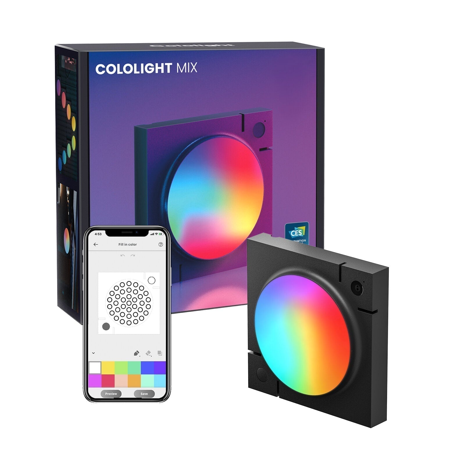 Smart LED Light Panels RGB Quantum Lights APP Control Works with Alexa Google Assistant