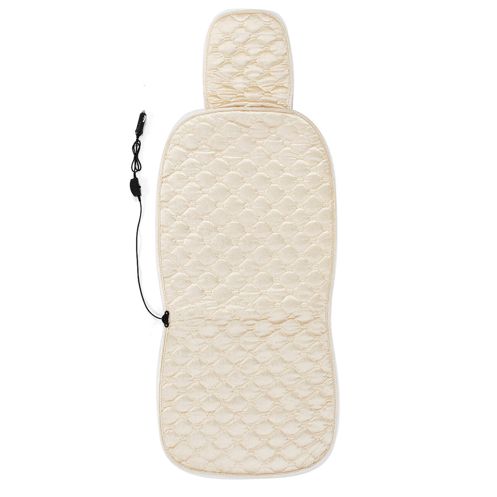 12V Universal Car Front Seat Hot Heater Heating Pad Winter Warmer Cushion Cover