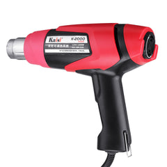 220V 2000W Variable Temperatures Electric Hot Air Shrink Wrapping Thermal Power Tool with 3Pcs Nozzle