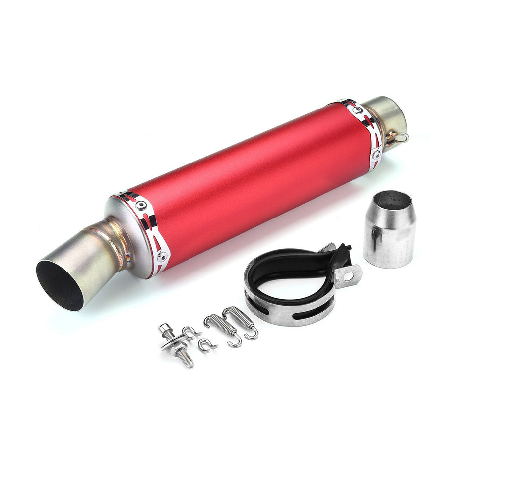 51mm Rear Tail Motorcycle Exhaust Muffler Pipe Stainless Steel Universal