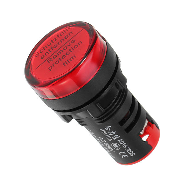 22mm Indicator Lamp Signal Light Lamp Panel Mount LED Power Indicator Red