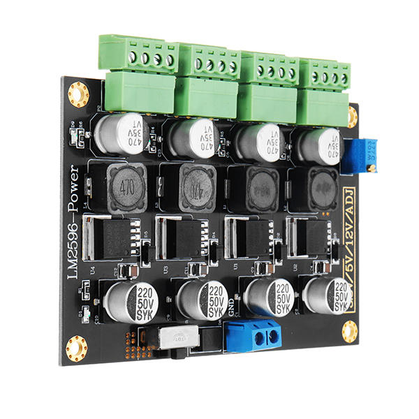 Multi Switch Power Supply 3.3V/5V/12V/ADJ Adjustable Voltage DC-DC Step Down Power Module