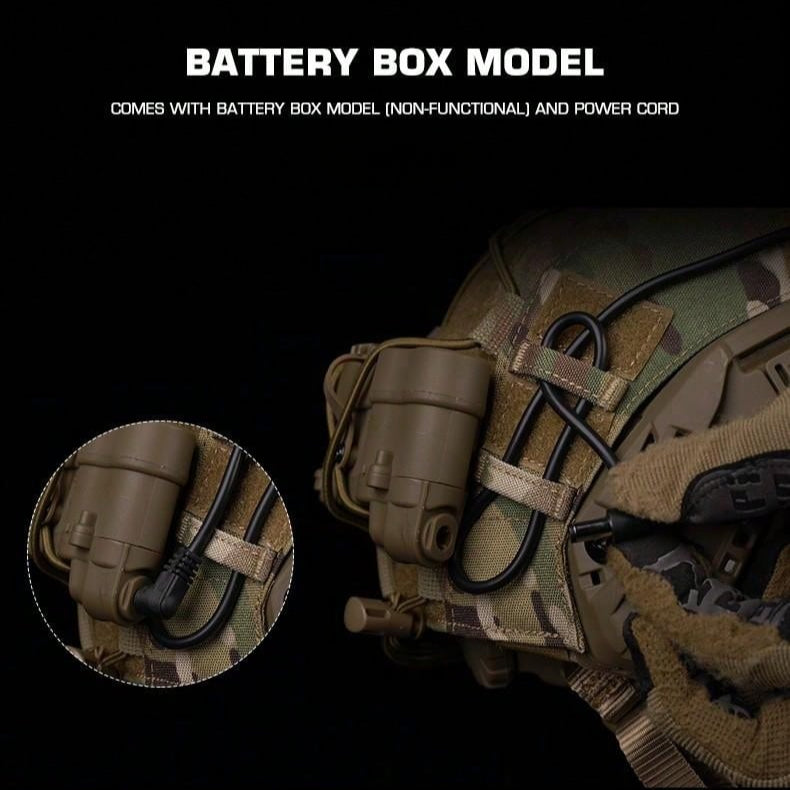Tactical Dummy NVG Model Kit for Cosplay - Realistic GPNVG-18 Night Vision Helmet Accessory