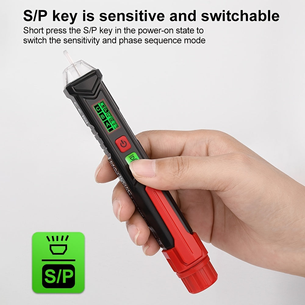 Multi-Function Intelligent Electricity Circuit Testing Pen with Sound And Light Alarm