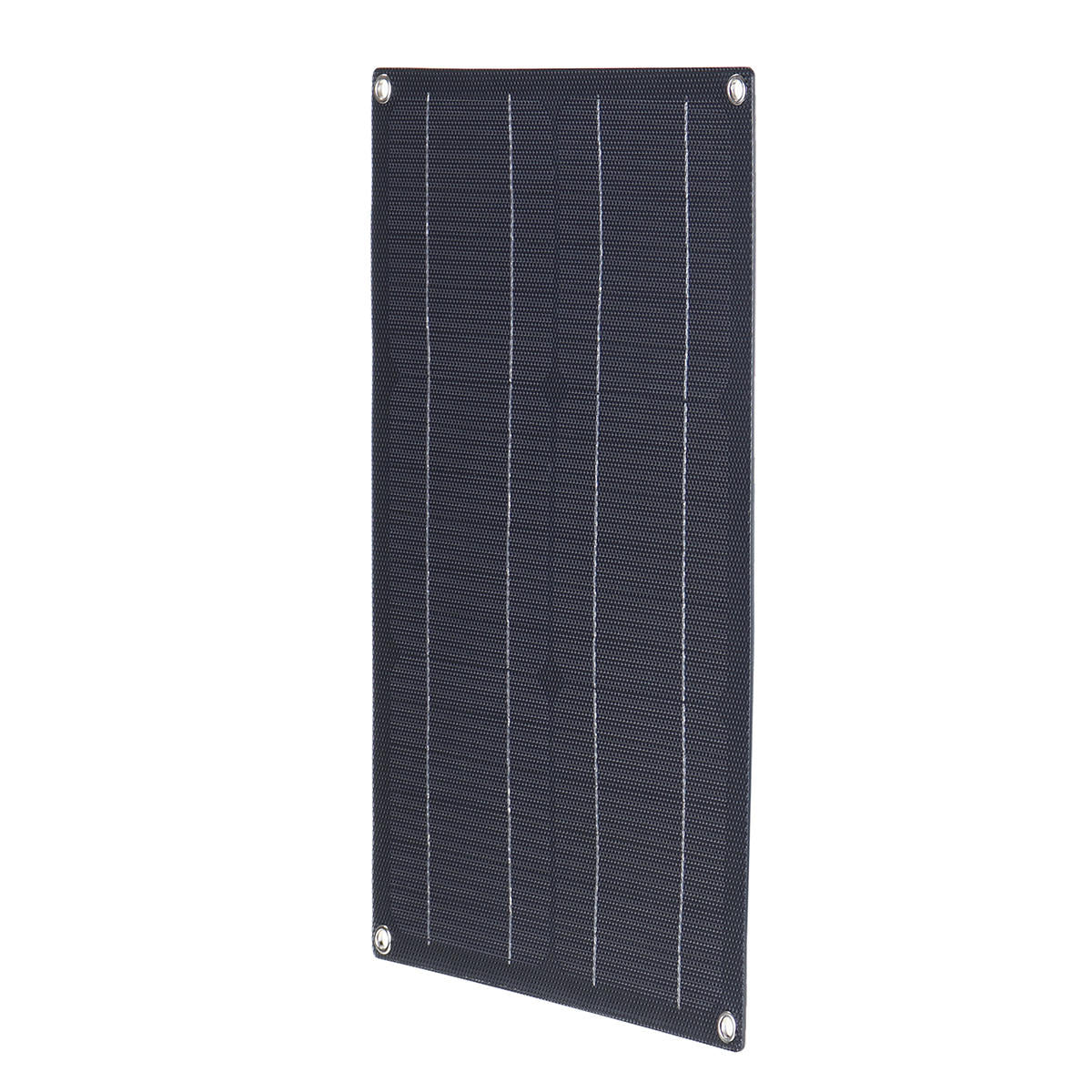 20W Solar Panel Field Vehicles Emergency Charger With 4 Protective Corners Single USB+DC