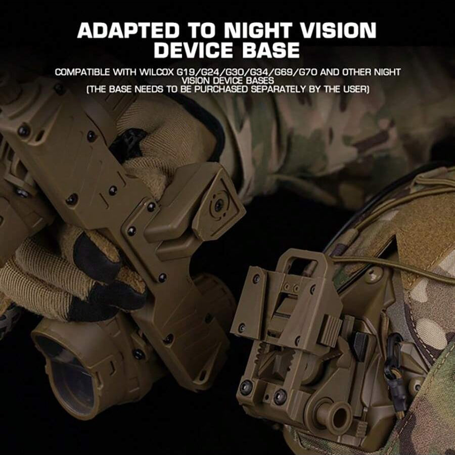 Tactical Dummy NVG Model Kit for Cosplay - Realistic GPNVG-18 Night Vision Helmet Accessory