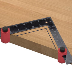 Stair Gauge Framing Square Jigs for Accurate Woodworking Layouts - Durable Aluminum, Quick Adjustments, 2 Pcs Set