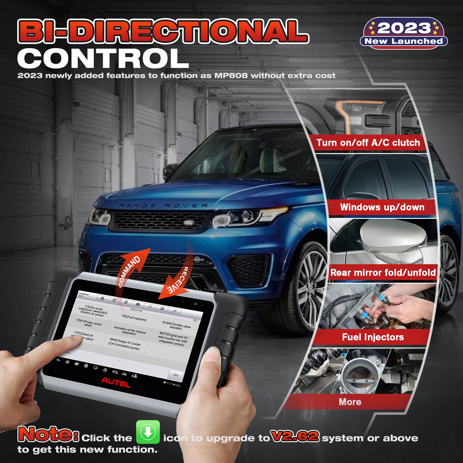 Car Bi-directional Diagnostic Tools OBD2 Scanner Code Reader All System Diagnosis PK MX808S MK808S