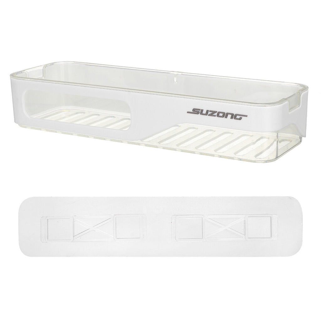 Wall-mounted Bathroom Storage Rack Punch-free Storng Loda-bearing Capacity Bathroom Shelf Ant-drip Durable Storage Rack