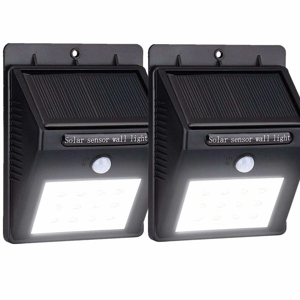 10LED Solar Powered Wall Lights 200LM Door Fence Outdoor Garden Lamp