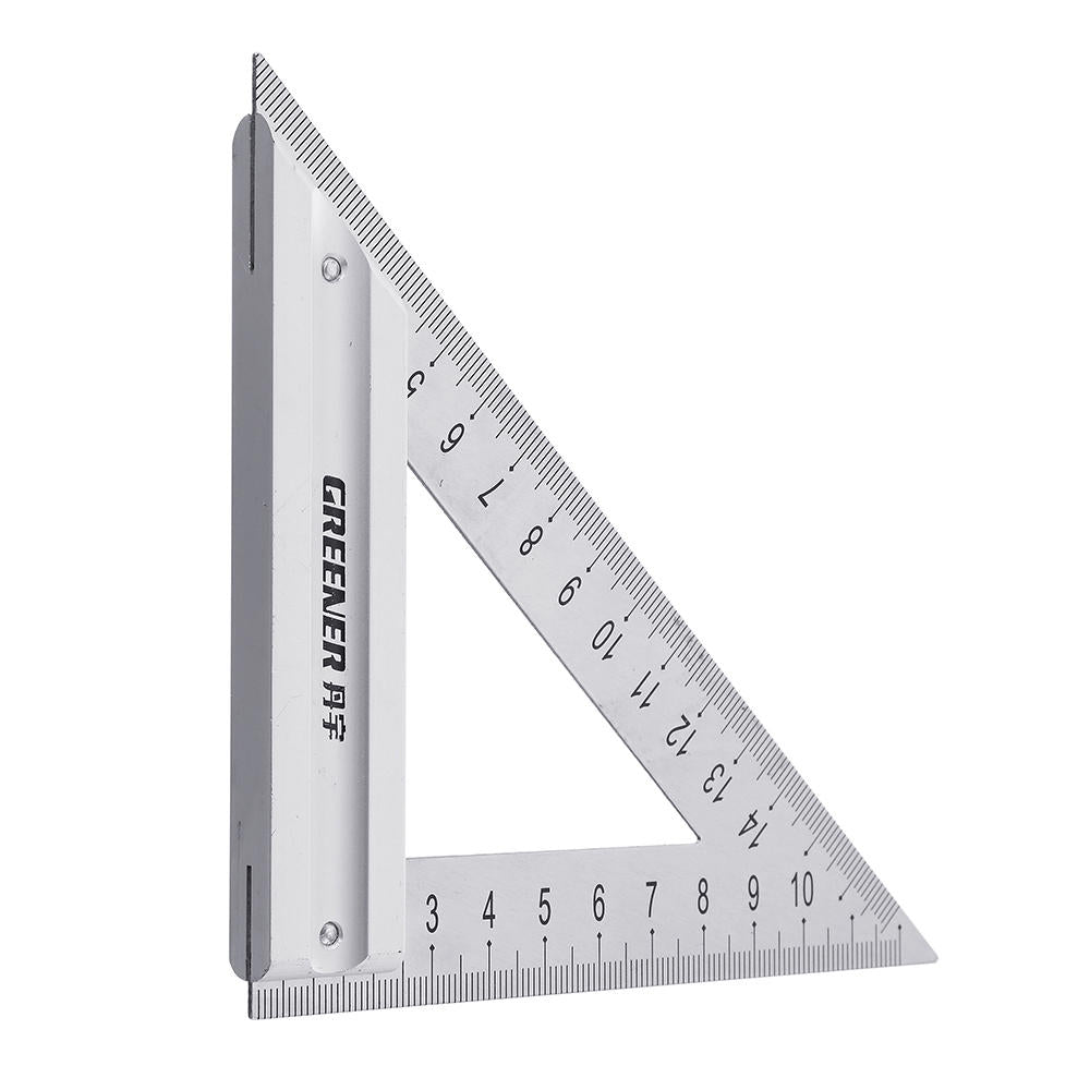 120/180mm Metric Triangle Angle Ruler Stainless Steel Woodworking Square Layout Tool