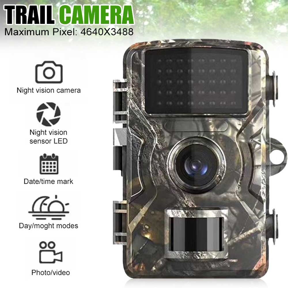 1080P Waterproof Outdoor Hunting Camera with Night Vision, Infrared Motion Sensor for Wildlife Monitoring