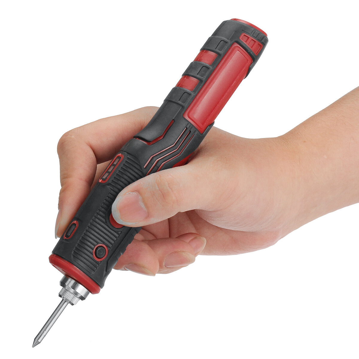 4V Cordless Soldering Welding Iron Rechargeable 1500mAh Battery 450C LED Light