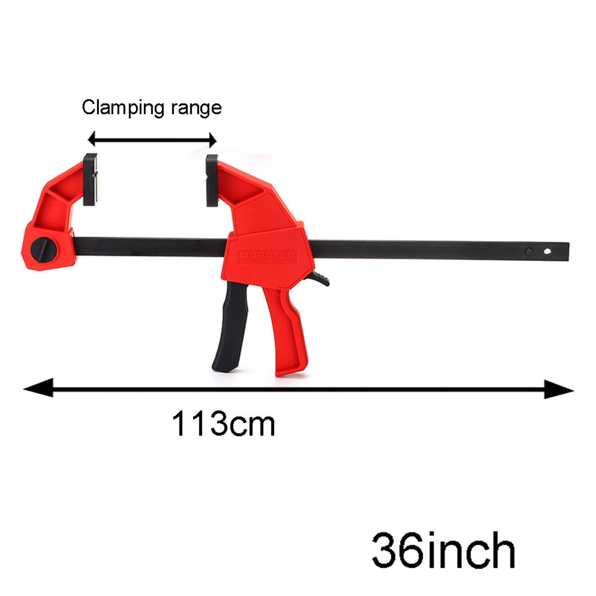 30/36 Inch Heavy Duty F Clamp WoodWorking Quick Grip Bar Plastic Grip Wood Clamp