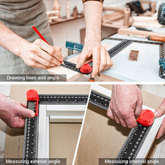 2-in-1 Digital Angle Finder Protractor Measuring Tool For Woodworking DIY