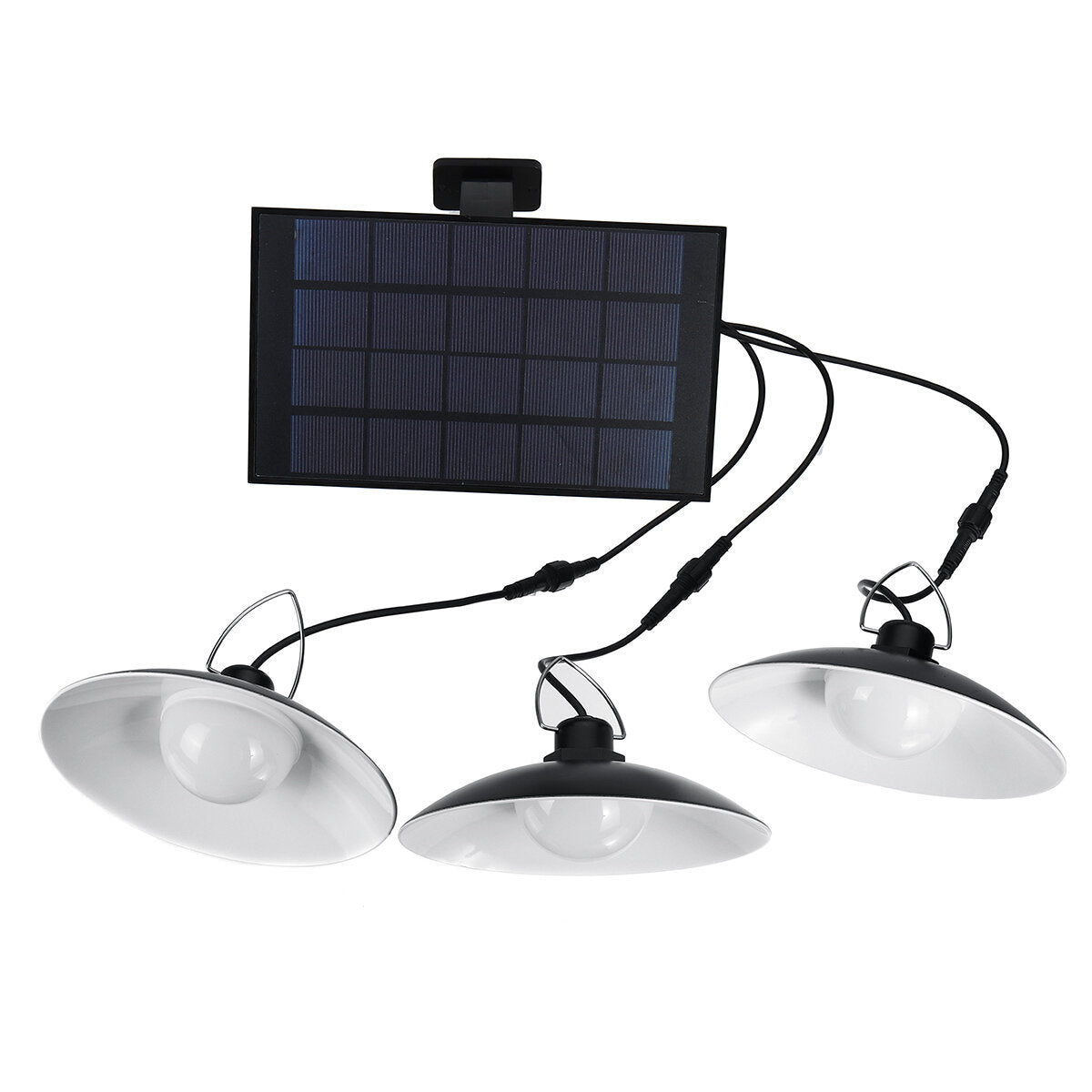 1/2/3/4 Head Solar Pendant Lights Lamp In/Outdoor IP65 Waterproof Warm/White Light