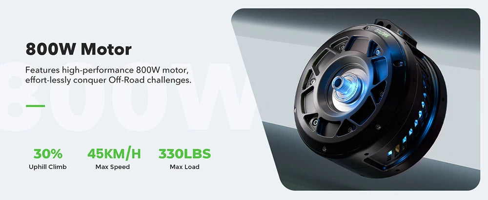 Electric Scooter 10Ah 48V 800W Motor Recommended Top Speed 25KM/H 10in Folding Moped Electric Scooter 45KM Mileage Electric Scooter Max Load 150Kg