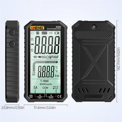 4.7 inch Large LCD Screen Automatic + Manual Intelligent True RMS Digital Multimeter Resistance Diode Capacitance Temperature Frequency Test