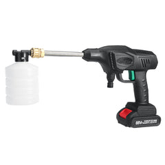 900W Cordless High Pressure Washer Battery Indicator Car Washing Machine Spray Guns Water Cleaner