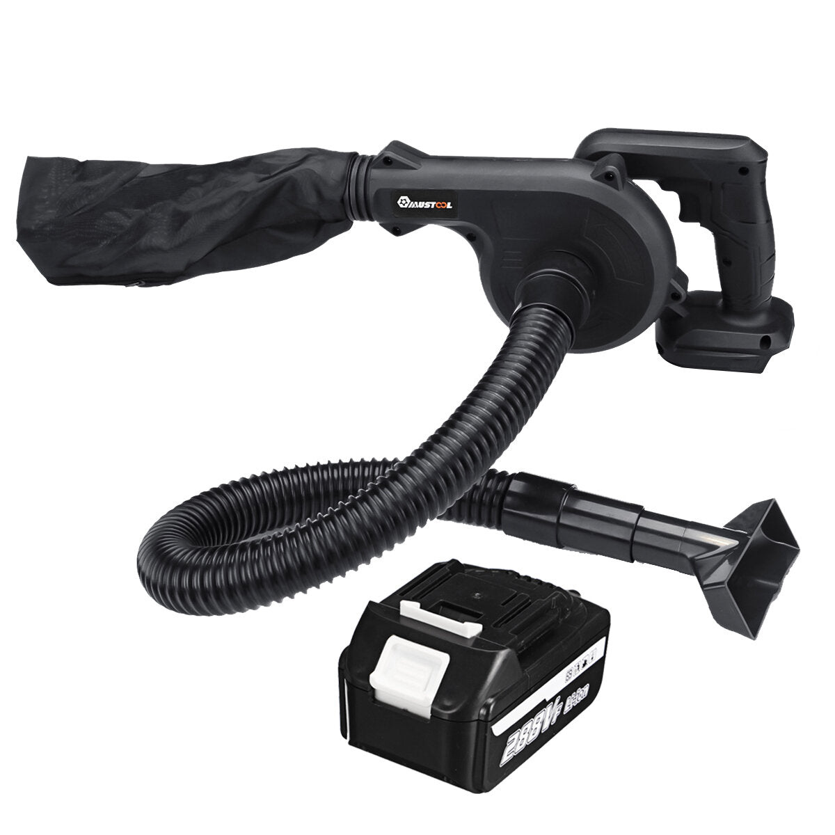 1500W 20000rpm 22900mAh 2-in-1 Electric Air Blower Vacuum Cleaner Handheld Blowing Machine