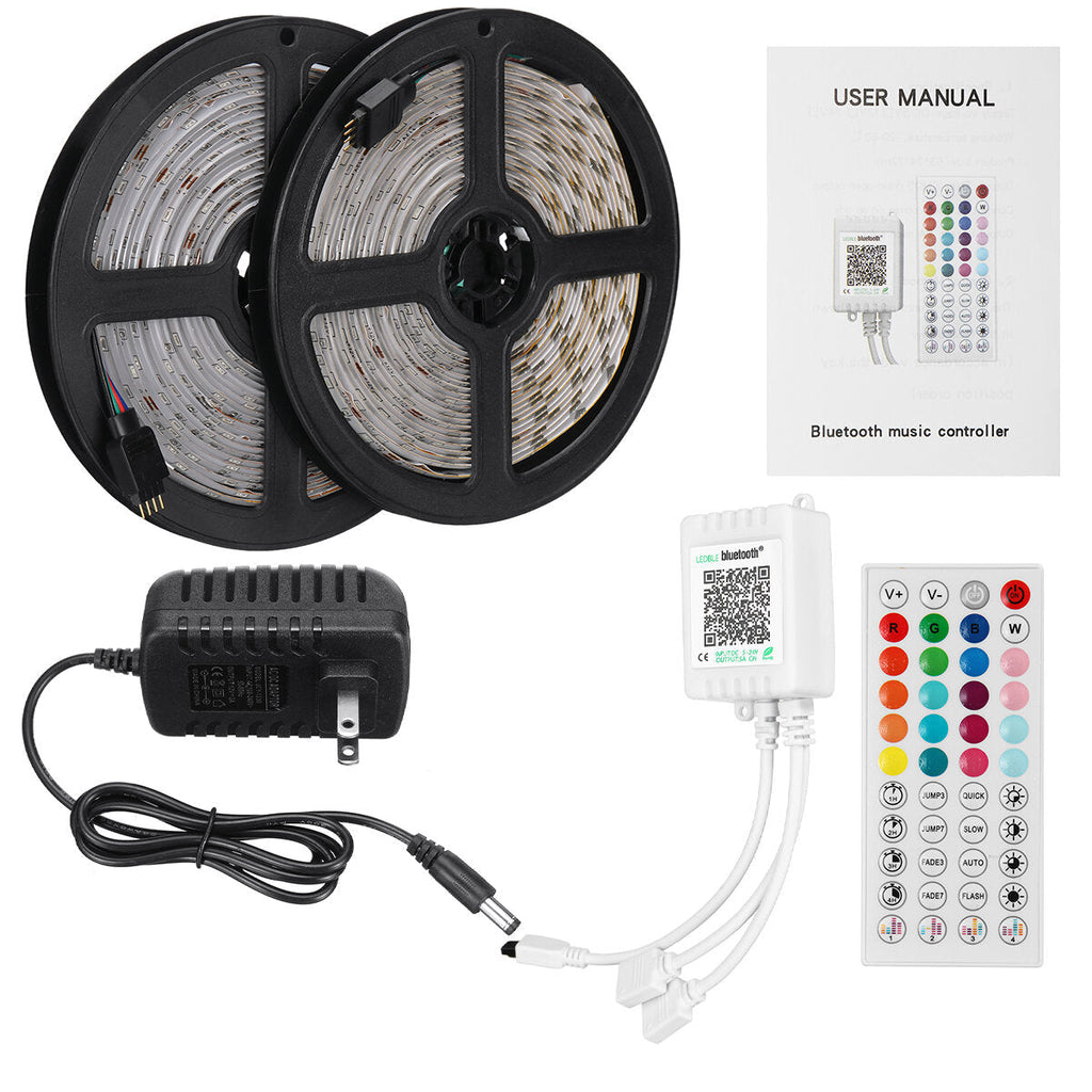 Smart LED Strip Light APP Control Music Waterproof Lamp 44 Keys Remote Control