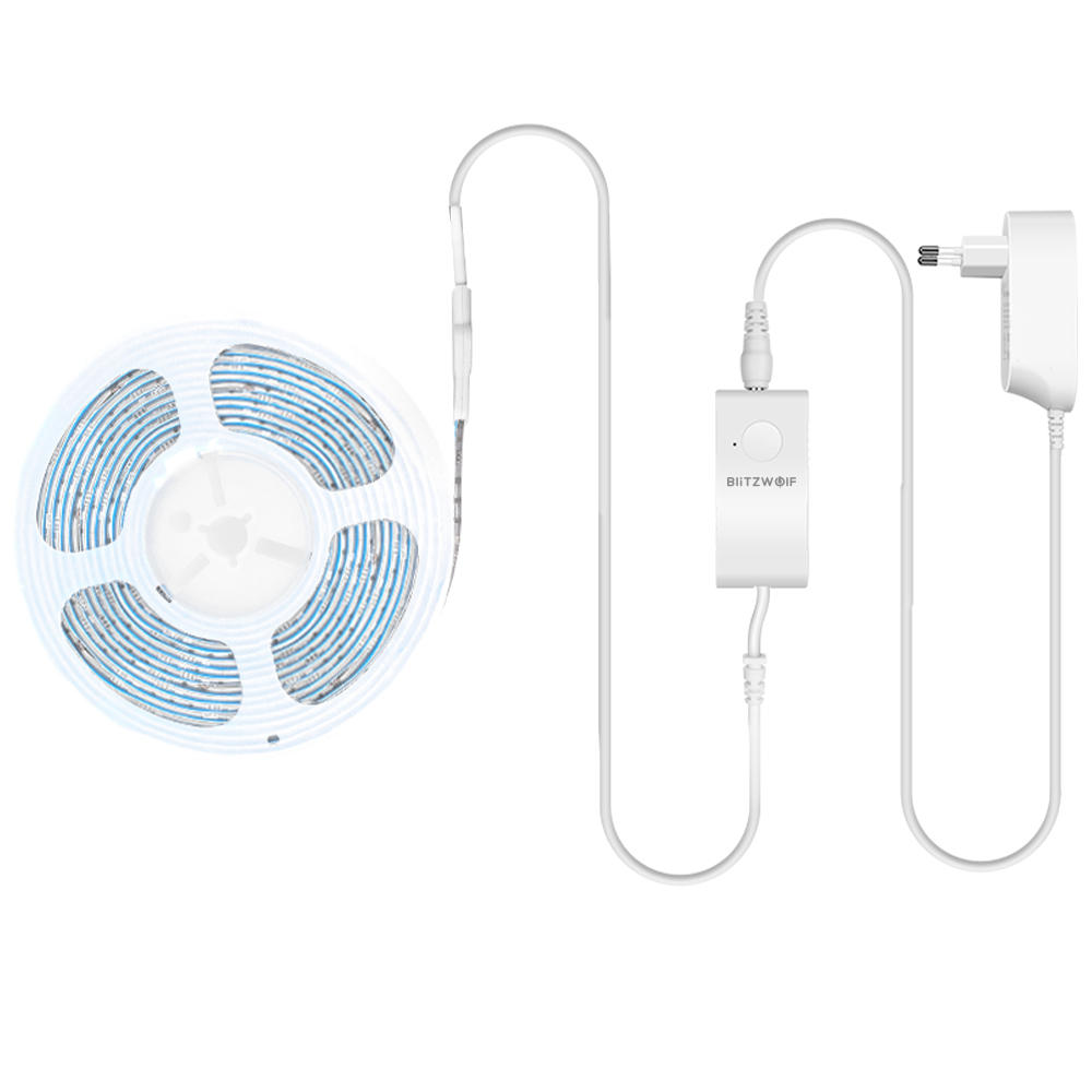 2m RGBW Smart APP Control Strip Light EU Plug Kit + 2PCS 1M LED Strip Light Extension Plus