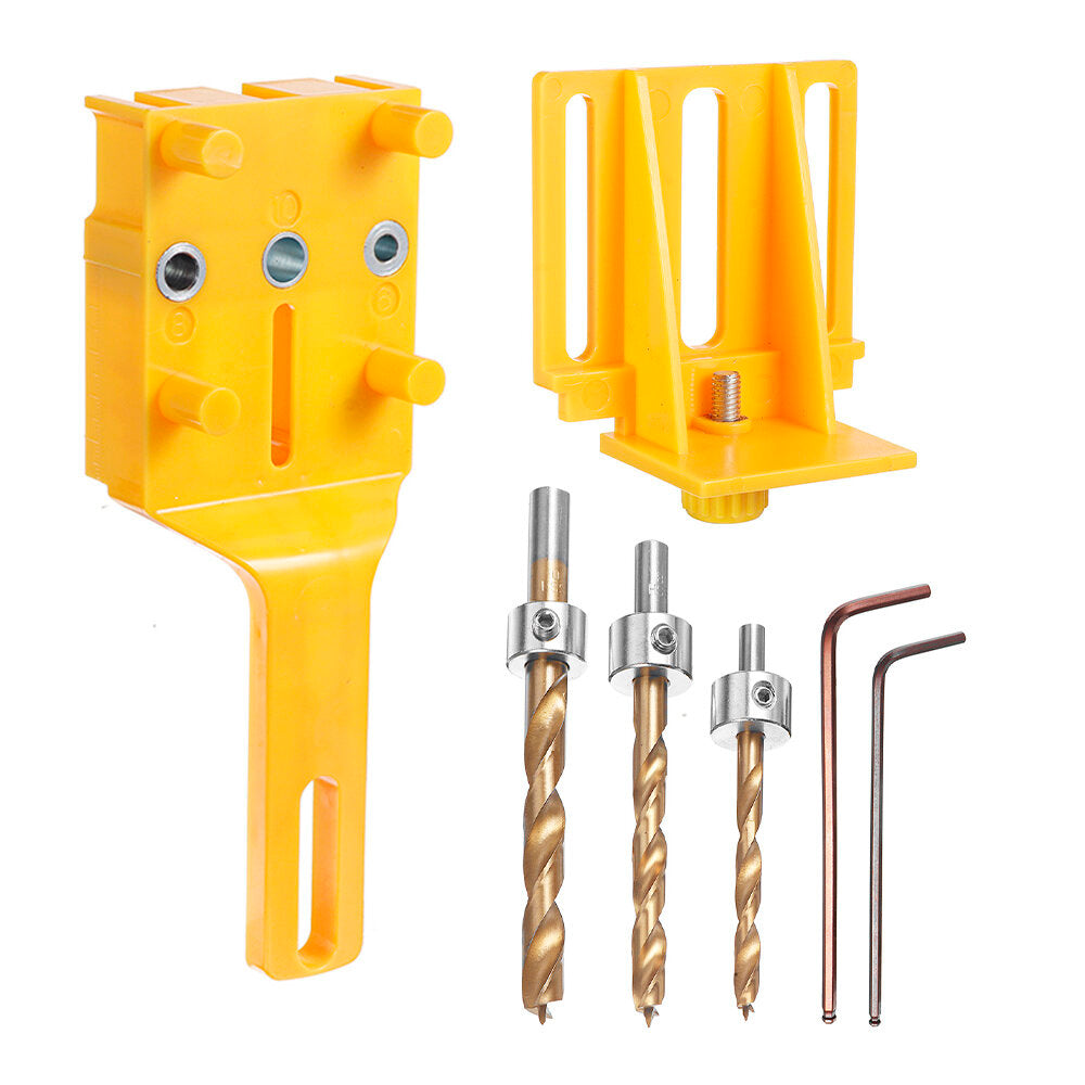 6/8/10mm Hole Punch Hand-Held Hole Punch Woodworking Vertical Plank Drill Woodworking Tools