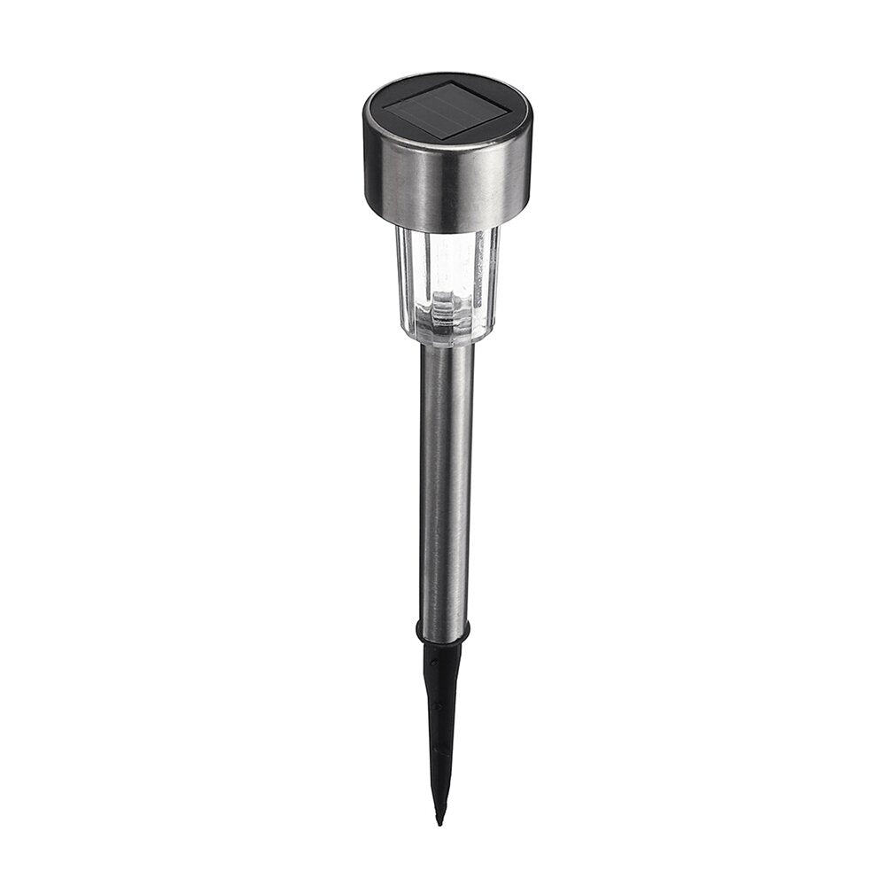 16pcs LED Solar Stainless Steel Lawn Lamps Garden Outdoor Landscape Path Light