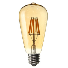 8W Golden Cover Dimmable Retro Vintage Filament LED Bulb Light Lamp AC110/220V