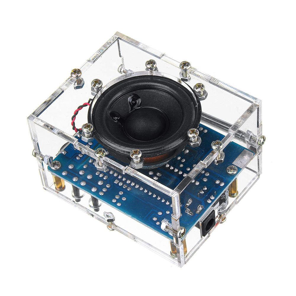 DC 4.5V-5.5V Mini Digital FM Radio 87MHZ-108MHZ 2W 8ohm Speaker Electronics