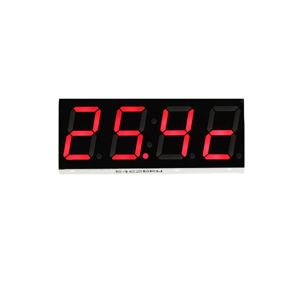 0.36 Inch 3-in-1 Time + Temperature + Voltage Meter Display with NTC DC7-30V Voltmeter Electronic Watch Clock Digital Tube