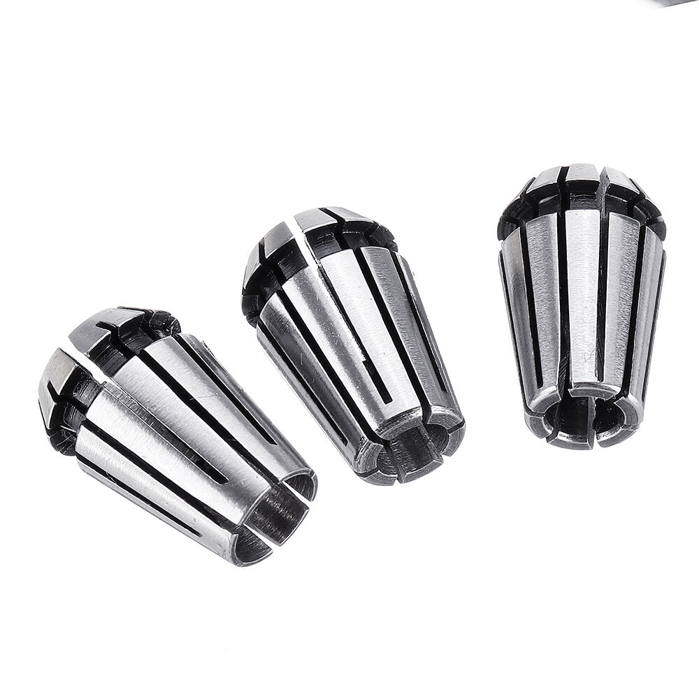 15pcs ER11 1mm to 7mm Spring Collet Set Collet Chuck for CNC Milling Lathe Tools