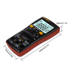 6000 Counts Digital Multimeter AC/DC Ammeter Voltmeter Ohm Meter Tester Capacitor Buzzer Multimetro Test