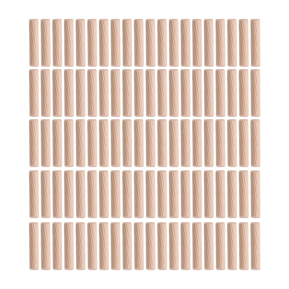 100pcs 6/8/10mm Round Wood Tenon Wooden Dowel for Woodworking