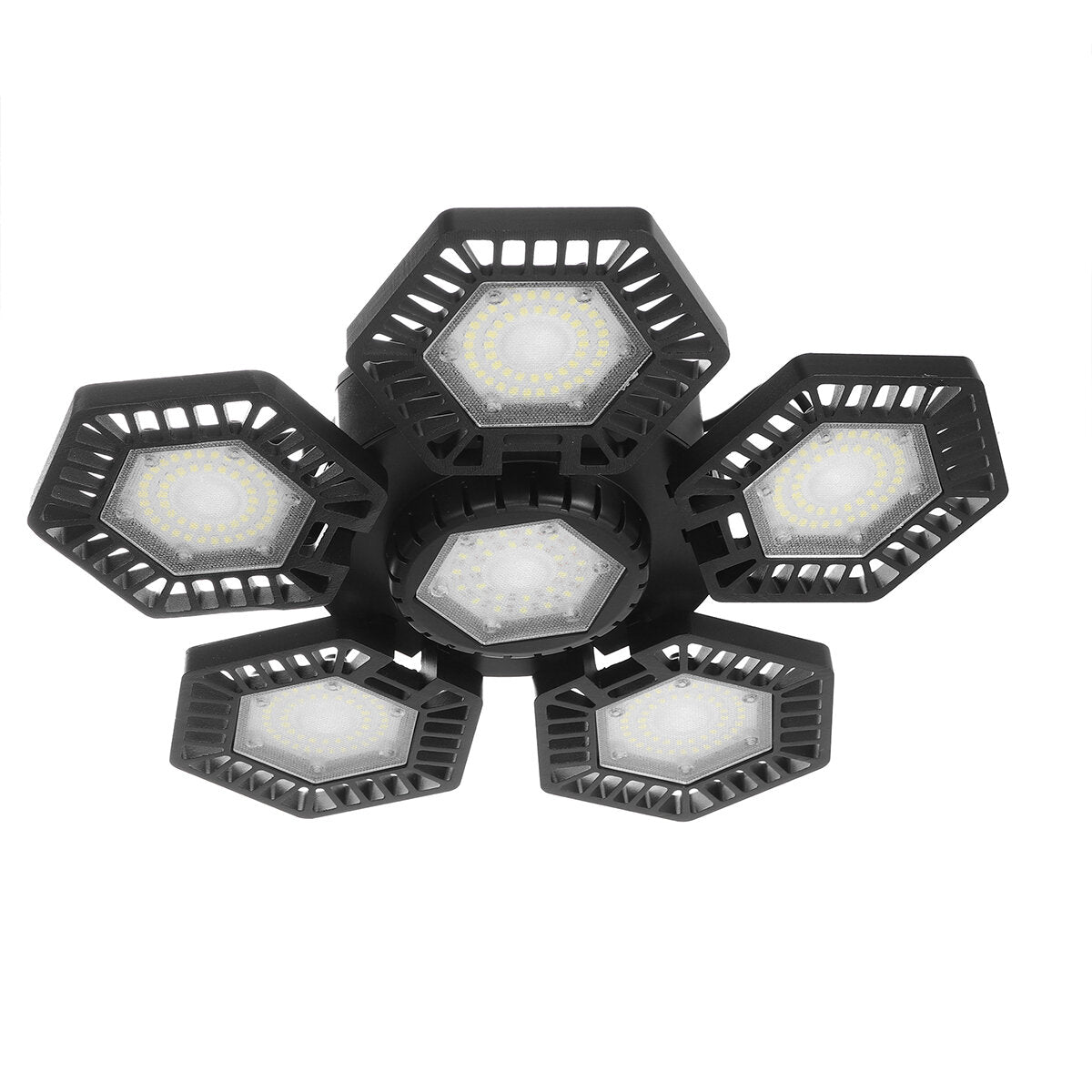 200W E27 Fan Blades LED Foldable Garage Light Mining Workshop Gym Ceiling Light