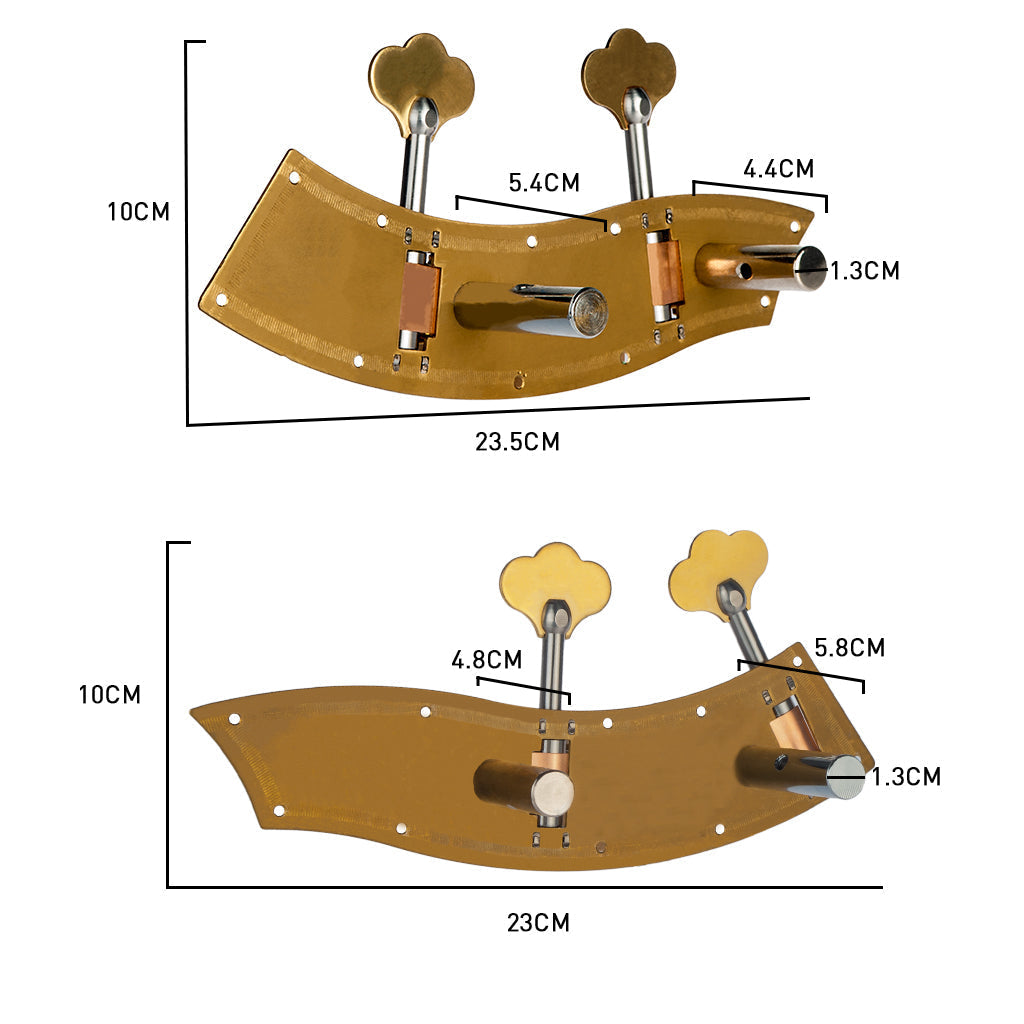 3/4 4/4 Upright Bass Dual Tuner Machine Bass Pegs 4/4 3/4 Double Bass Tuning Pegs Head Winder Pegs SET