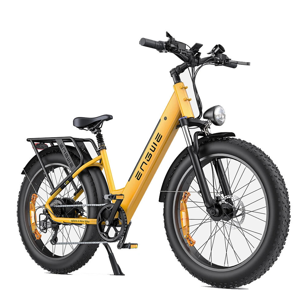 48V 16Ah Electric Bike, 250W Motor, 26*4.0 Inch Fat Tire, 120-140KM Long Range, All-Terrain Mountain E-Bike for Mountain & Snowfield Roads