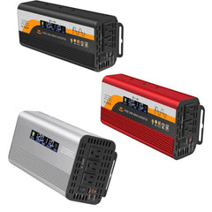 GreenZech Pro Inverter | 500W 1000W 1500W | 12V 24V Auto-Detect | Professional Pure Sine Wave Converter