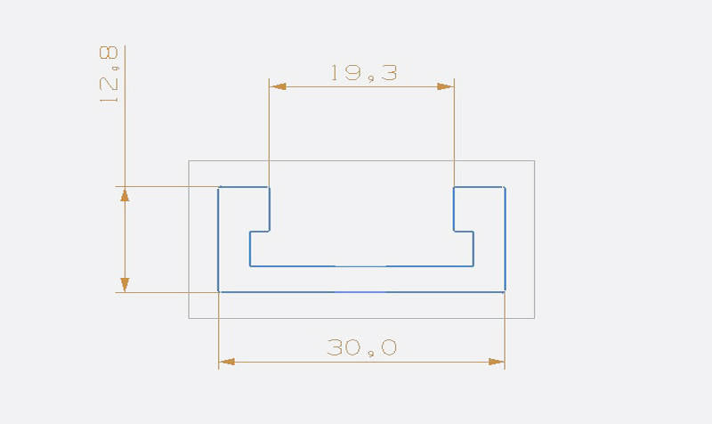 12 Inch 300mm T-tracks T-slot Miter Track Jig Fixture Slot For Router Table
