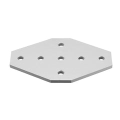 Aluminum 7 Holes Join Plate Corner Bracket for 2020 V-slot Aluminum Extrusions Profiles CNC Parts