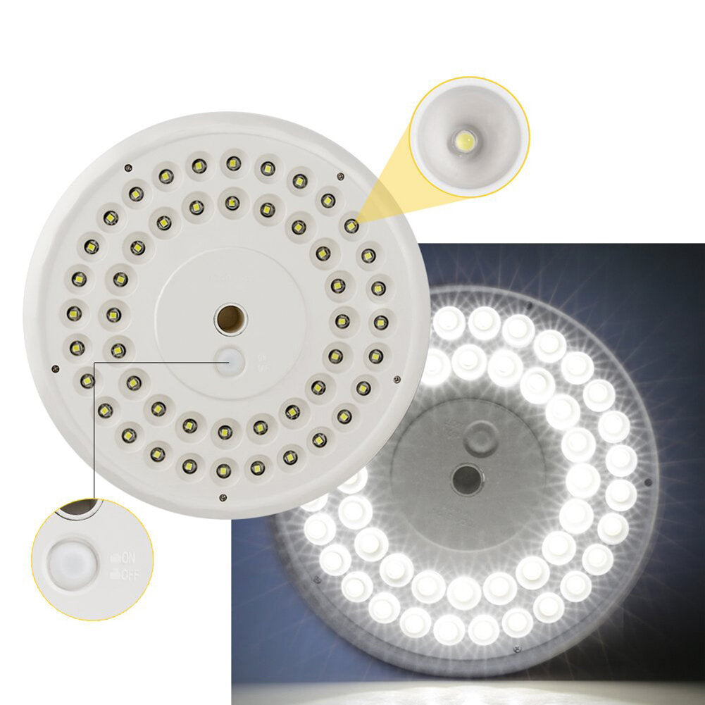 Solar Flag Pole Light 48LED Flagpole Solar Light Downlight Lighting for 15 to 25 Ft Flag Pole Topper