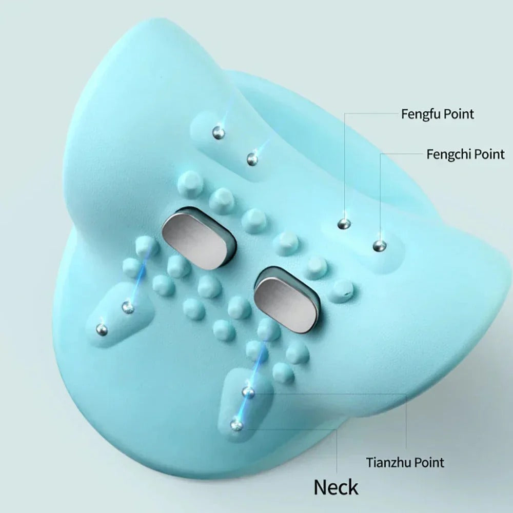 Multifunctional Infrared Neck Massager with Vibration & Heating for Cervical Support and Relaxation