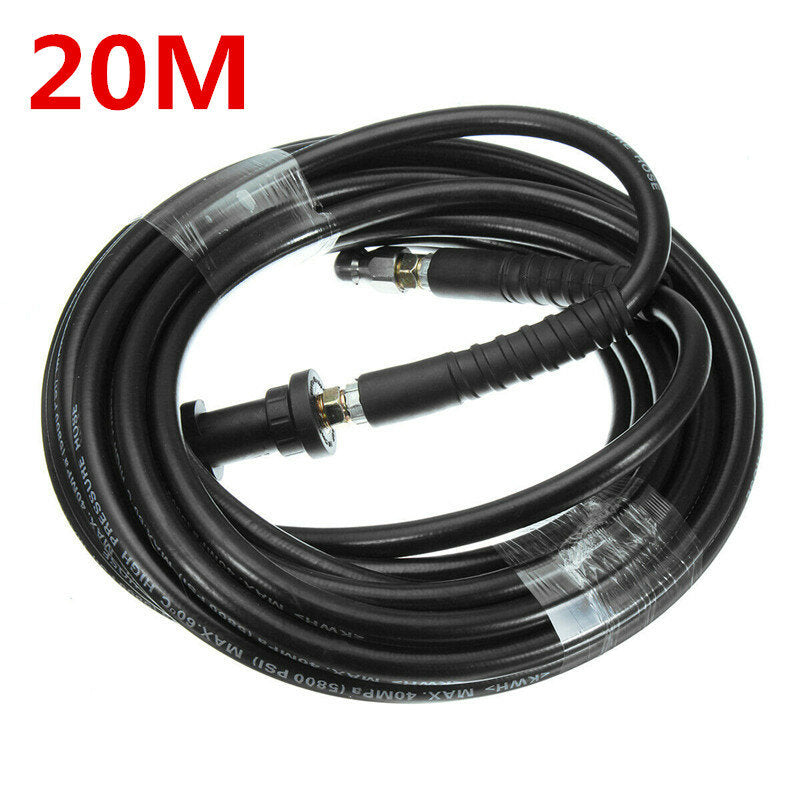 6m to 20m Pressure Washer Sewer Drain Cleaning Hose Pipe Tube Cleaner for Karcher K