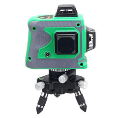 3D 12 Lines Self Leveling Green Laser Beam Level Auto 360 Rotary Cross Measure