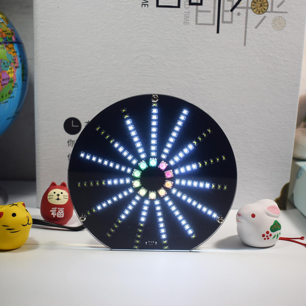 LED Circular Audio Visualizer Music Spectrum Display DIY Kit