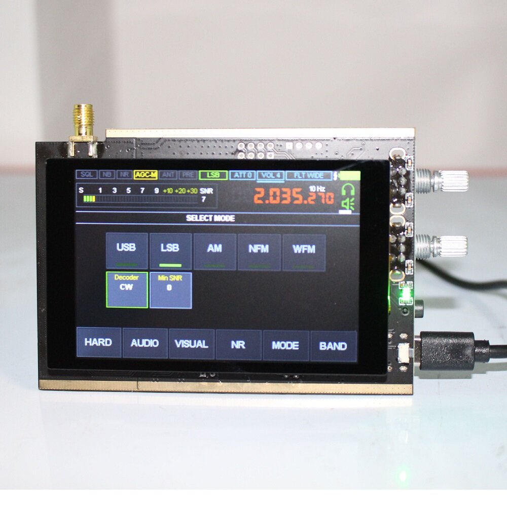 50K-200MHz 400-2000MHz Malachite Receiver SDR Software Radio DSP Full Mode