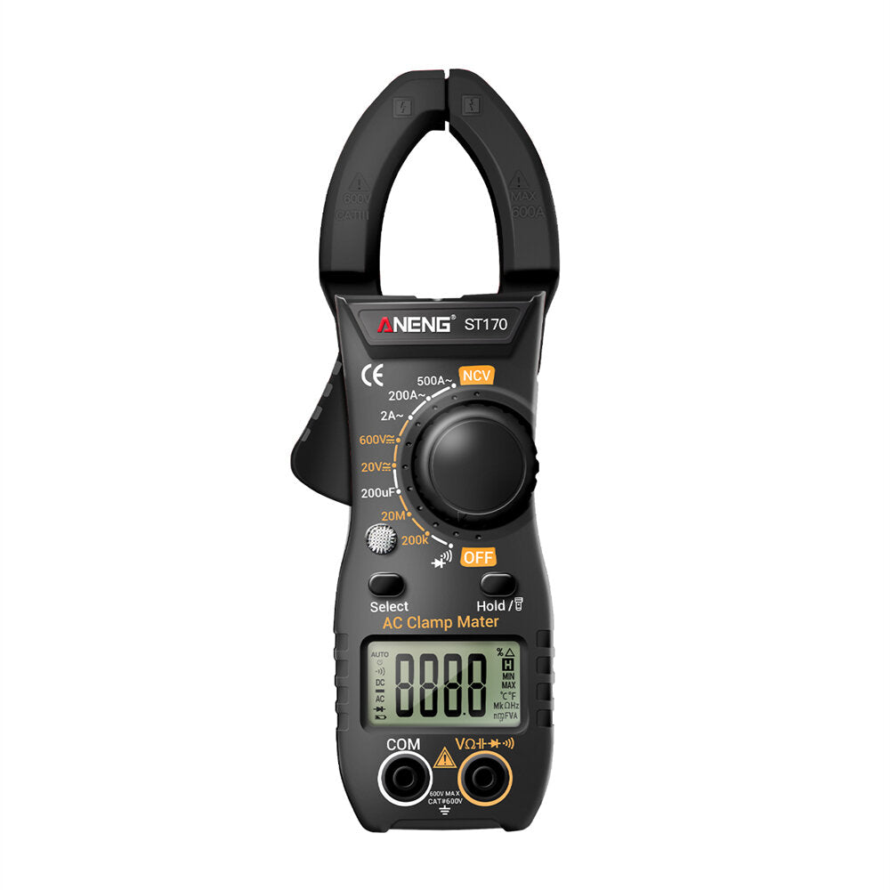 1999 Counts Digital Clamp Meter AC Current Multimeter Diode Current Voltage Capacitance NCV Ohm Test Tool