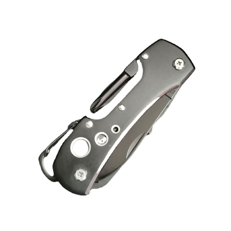 Black Multifunction Swiss Knife Outdoor Camping Survival Army Folding Knife EDC Multi Purpose Tool