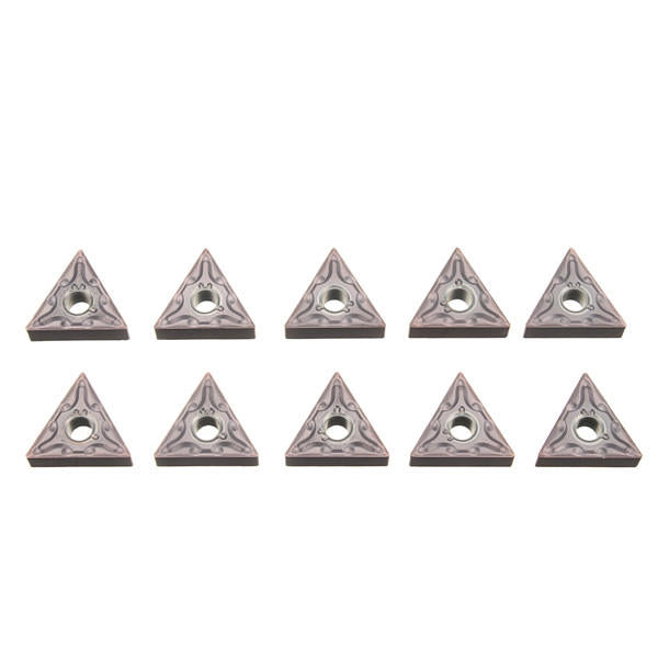 10Pcs TNMG160404-MA VP15TF CNC Carbide Inserts Lathe Turning Tool Holder Inserts