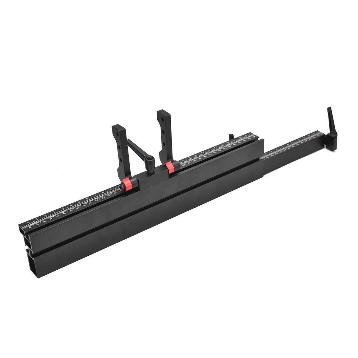 Aluminum Alloy Miter Gauge with Extended Fence for Table Saw - 0-60° Precision Angle Setting, Durable & Convenient